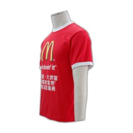 T187 訂做t恤 t恤印字 t恤訂製  t-shirt供應商     紅色 T187 訂做t恤 t恤印字 t恤訂製  t-shirt供應商     紅色